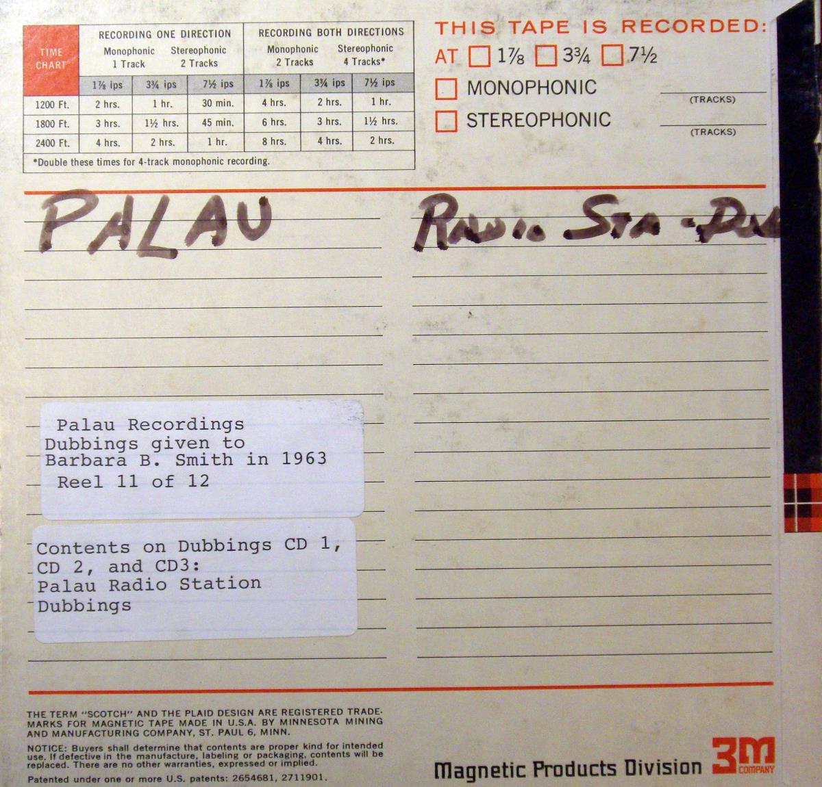 Smith Palau 1963
