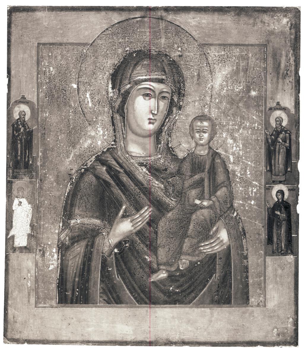 Ikone mit der Gottesmutter Smolenskaja