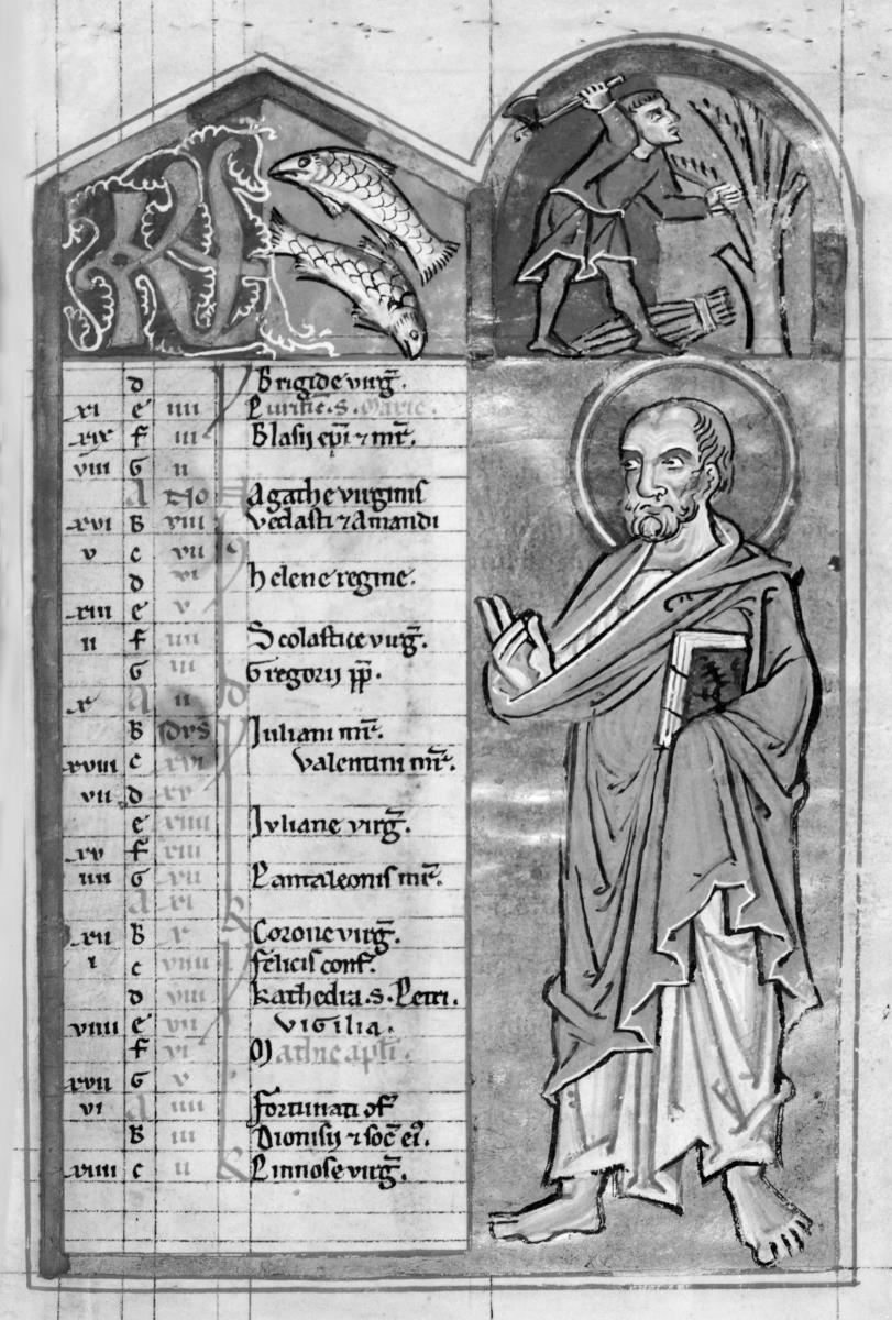 Kalendarium, Februar. Thüringisch-sächsisches Psalterium
