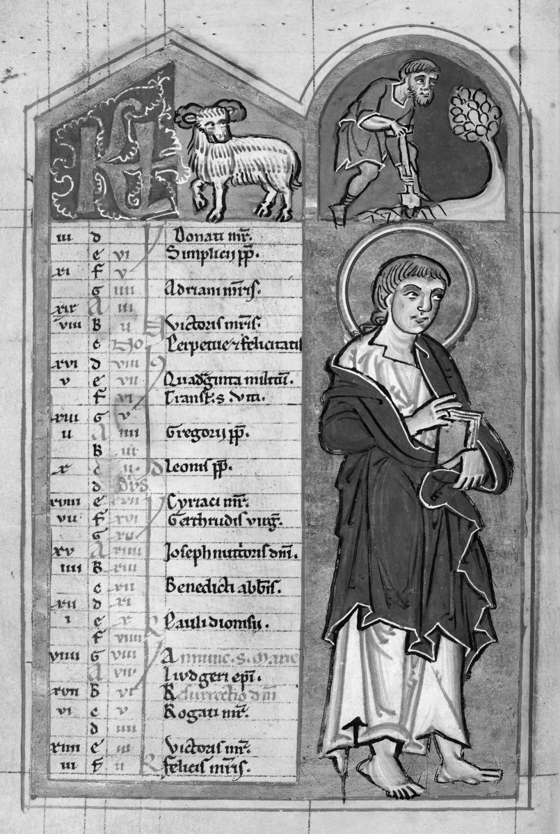 Kalendarium, März. Thüringisch-sächsisches Psalterium