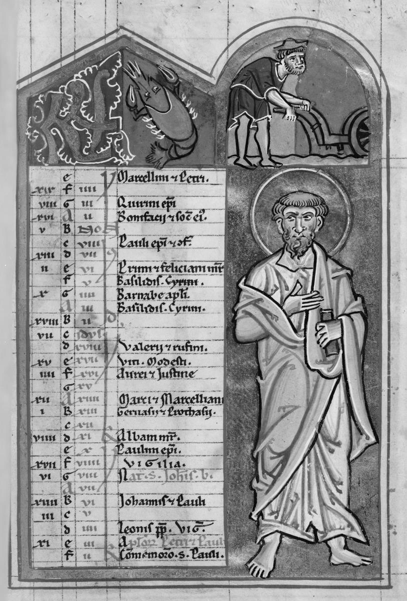 Kalendarium, Juni. Thüringisch-sächsisches Psalterium