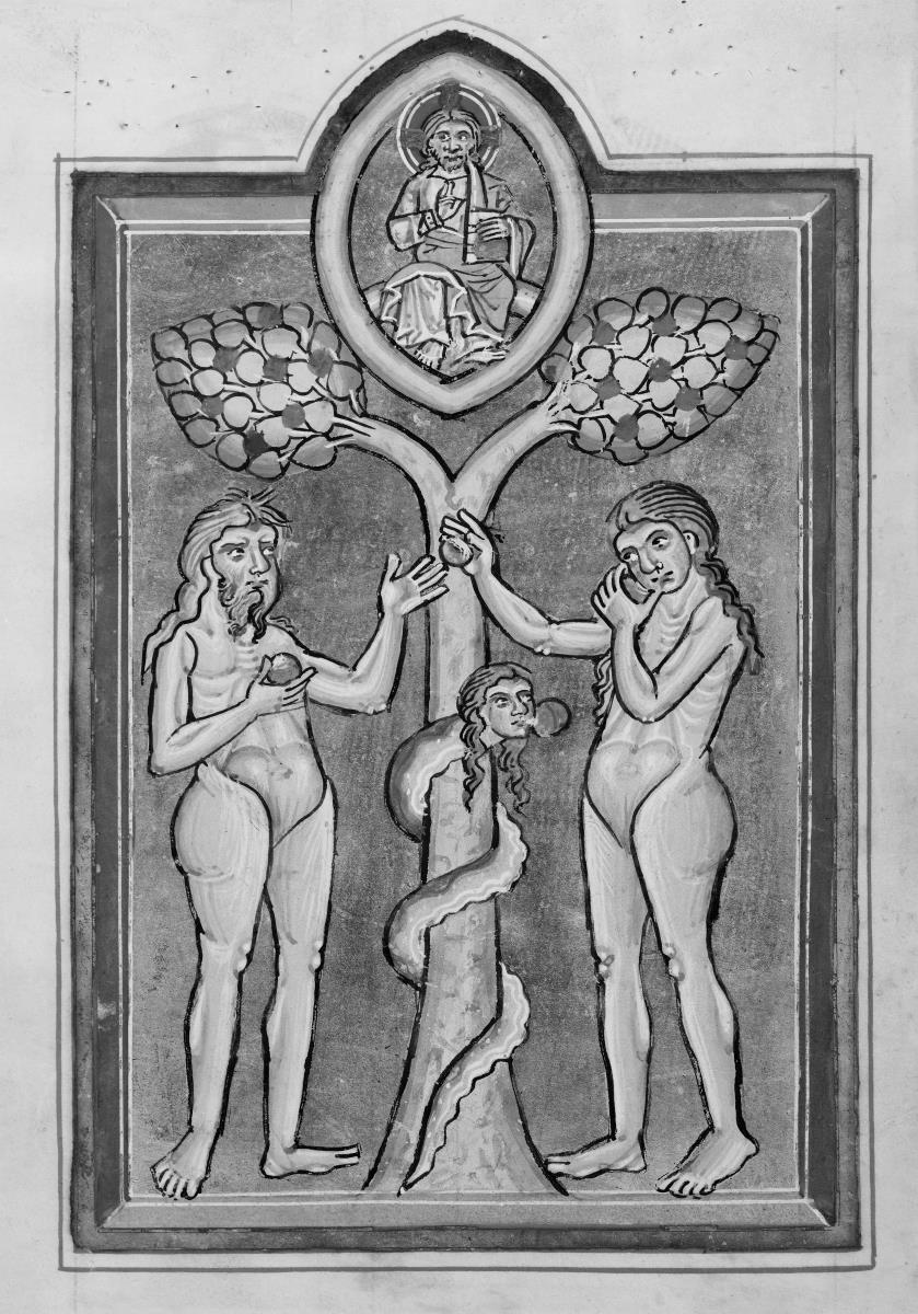 Sündenfall. Thüringisch-sächsisches Psalterium