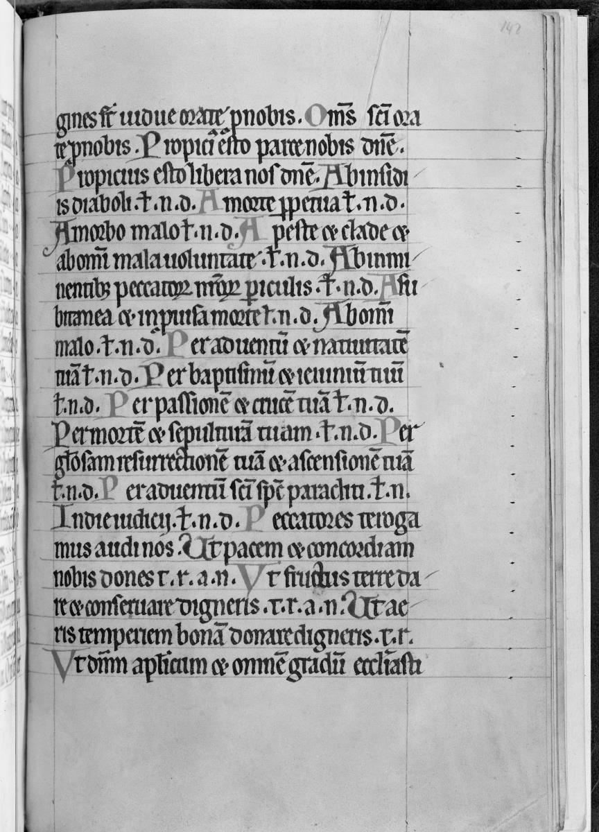 Textseite. Thüringisch-sächsisches Psalterium