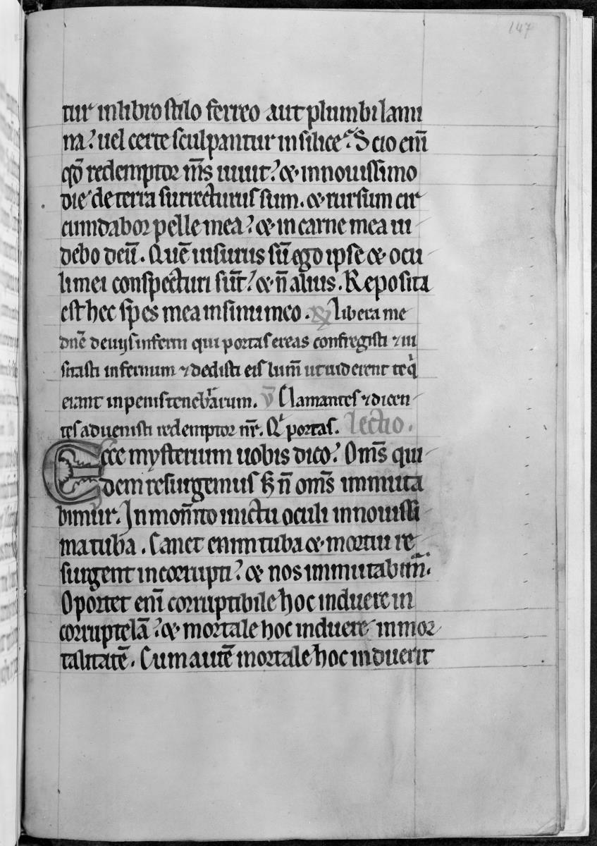 Textseite. Thüringisch-sächsisches Psalterium
