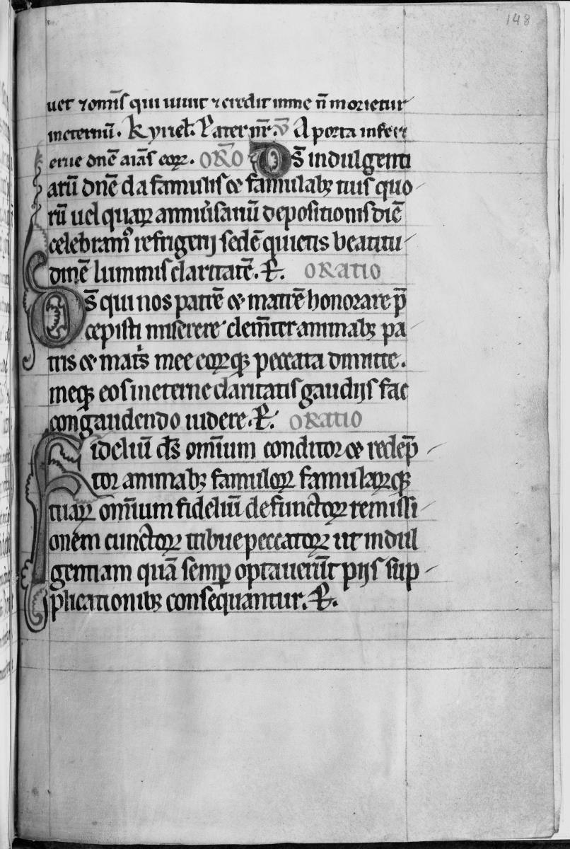 Textseite. Thüringisch-sächsisches Psalterium