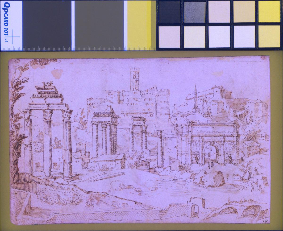 Forum Romanum, vom Palatin aus gesehen