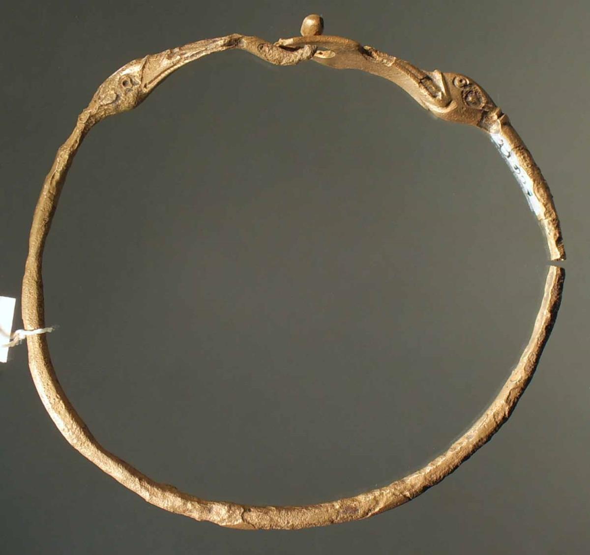 Kleinerer Ring derselben Art (wie Misc. 10205) mit zwei Entenköpfen