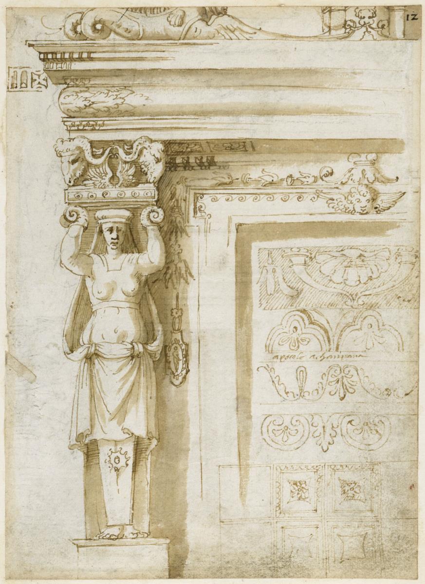 Kamin. Ornamente