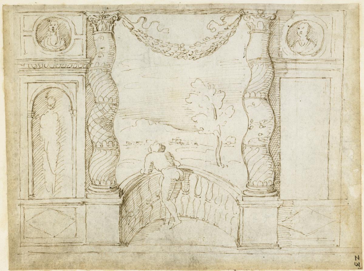 Wanddekoration (aus dem Castello di Marmirolo?)