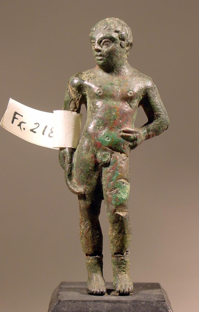 Jünglingsstatuette mit Strigilis: Athlet