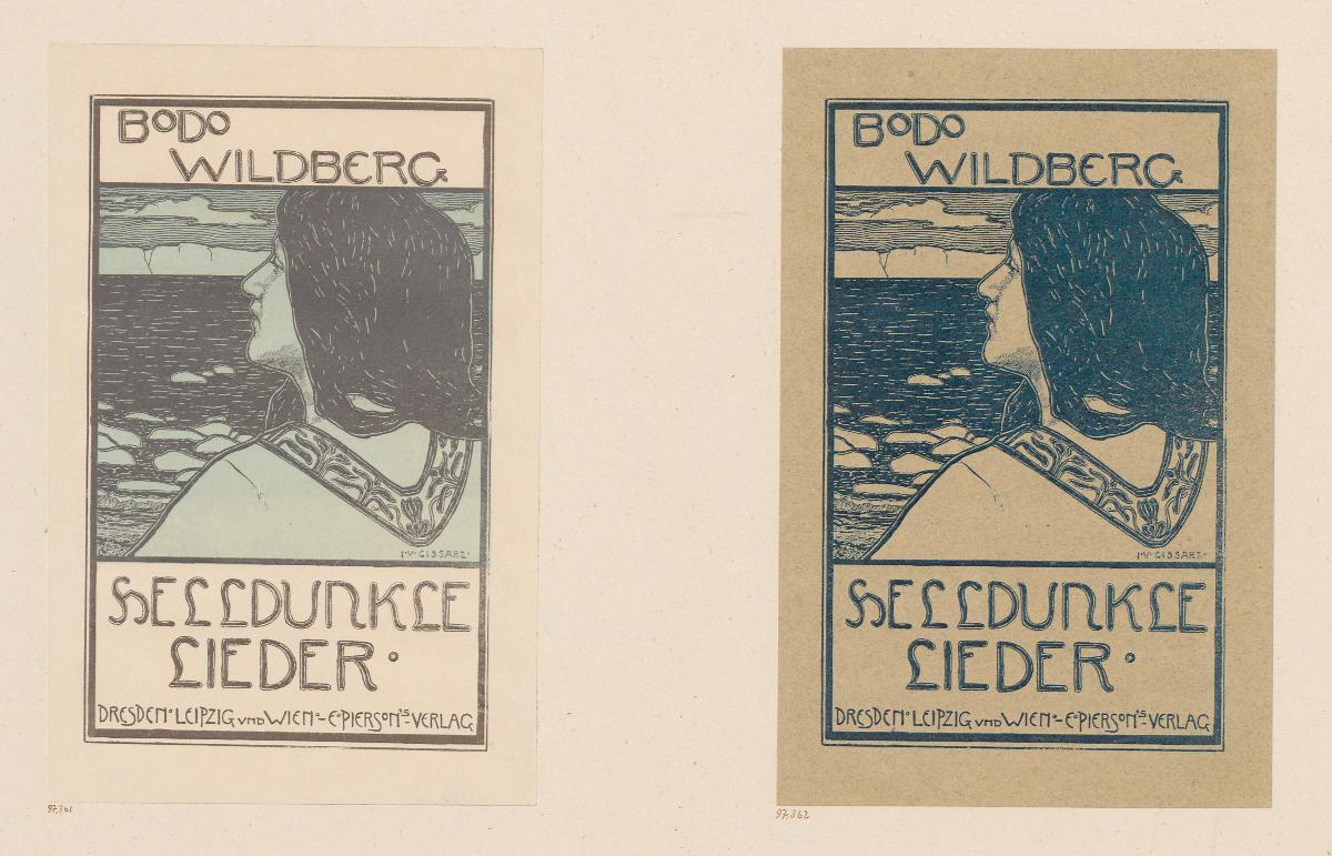 Probedruck zu Bodo Wildberg Helldunkle Lieder