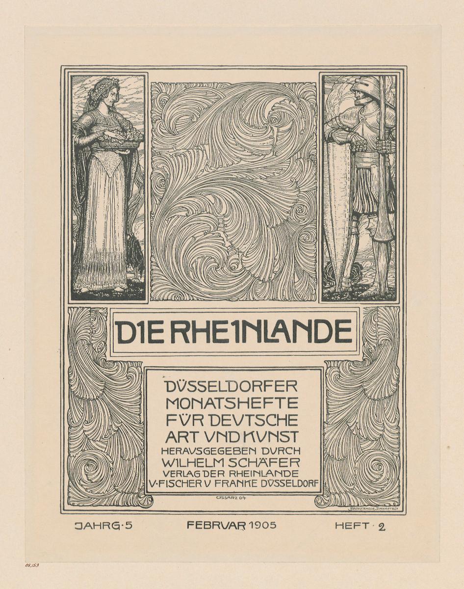 Die Rheinlande. Düsseldorfer Monatshefte für deutsche Art und Kunst (Jahrg. 5 Februar 1905 Heft 2)