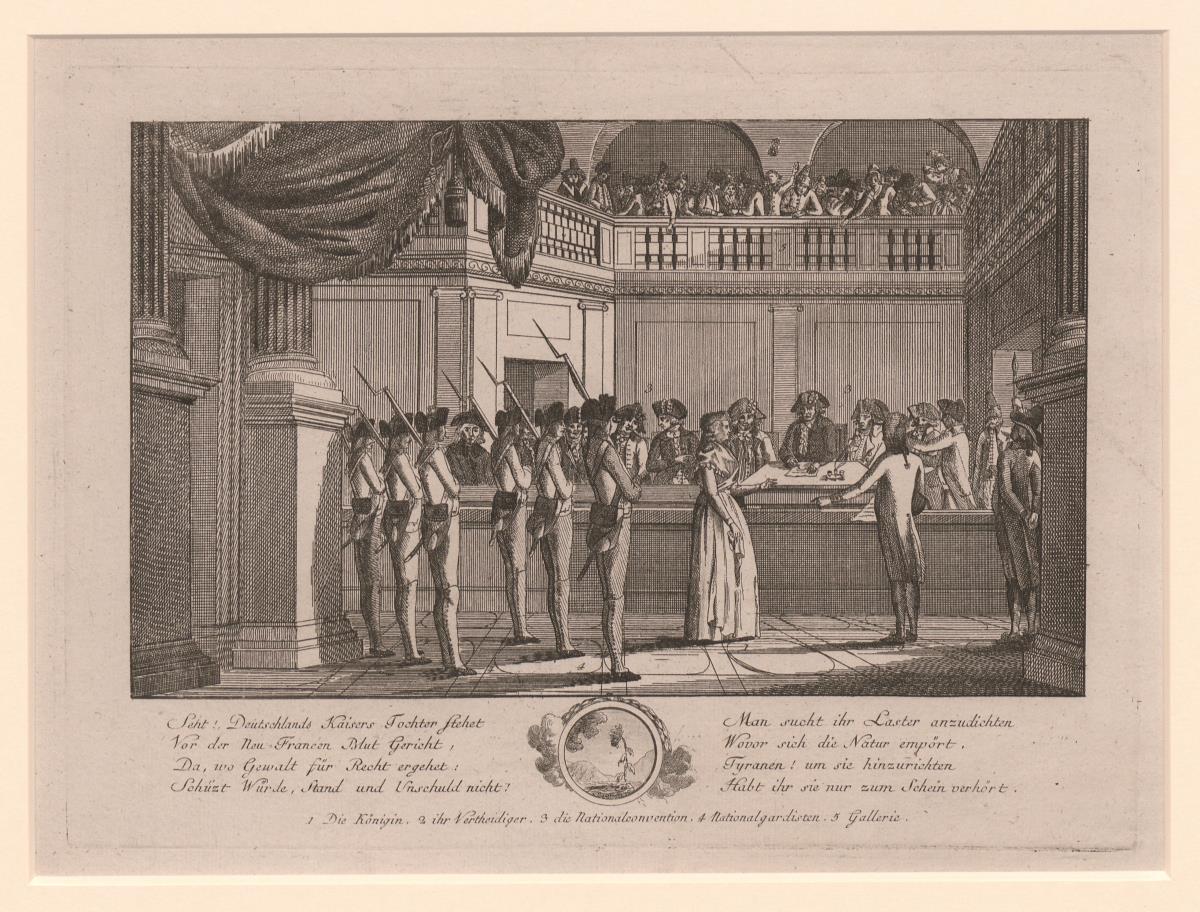 Marie Antoinette vor Gericht