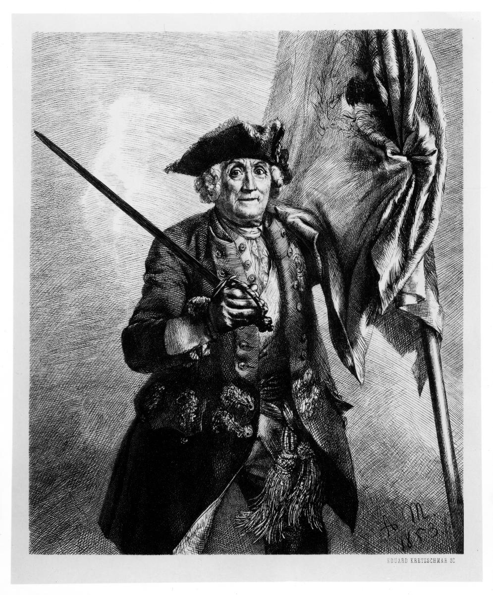 Kurt Christoph von Schwerin. Blatt 8 in: "Aus König Friedrichs Zeit. Kriegs- und Friedens Helden"