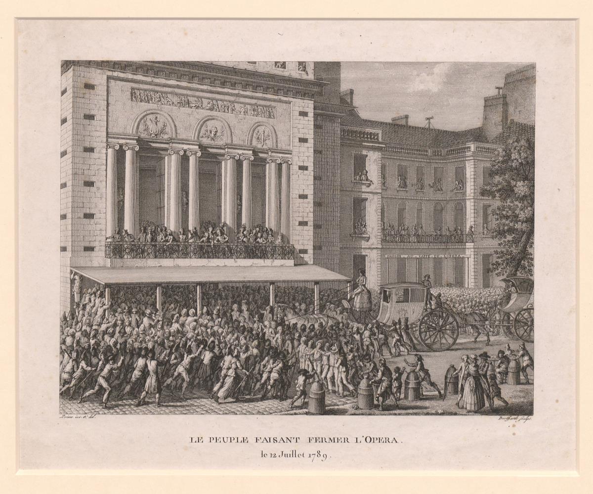 Le Peuple faisant fermer l'Opéra