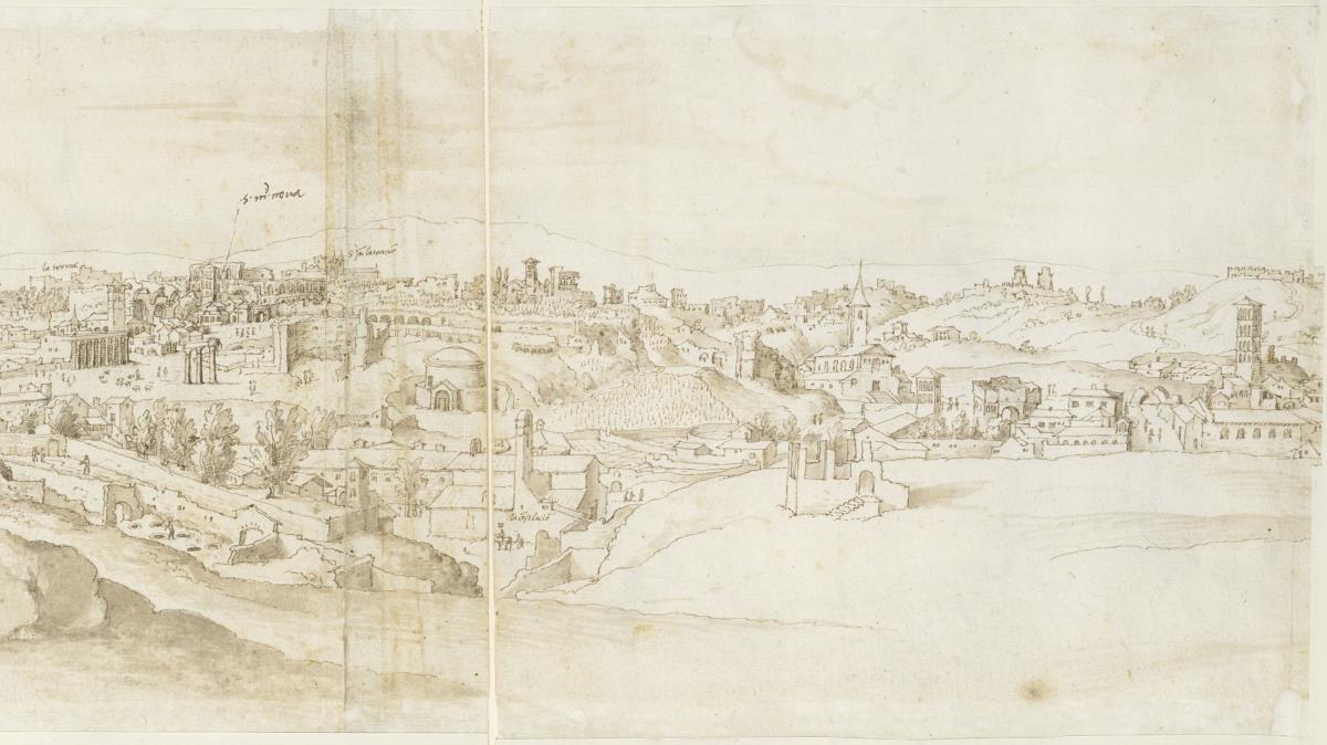 Panorama von Rom vom Kapitol aus (2. rechter Teil)