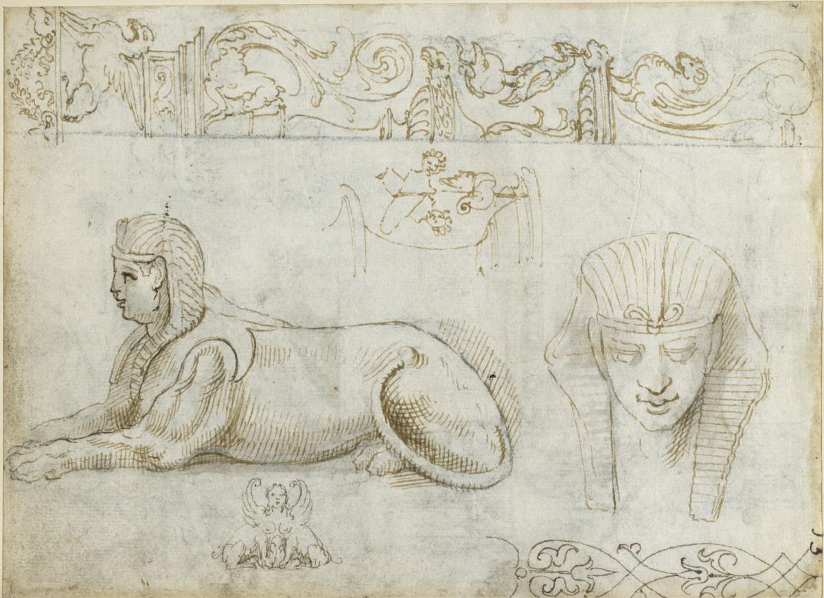 Sphinx. Pilasterornament