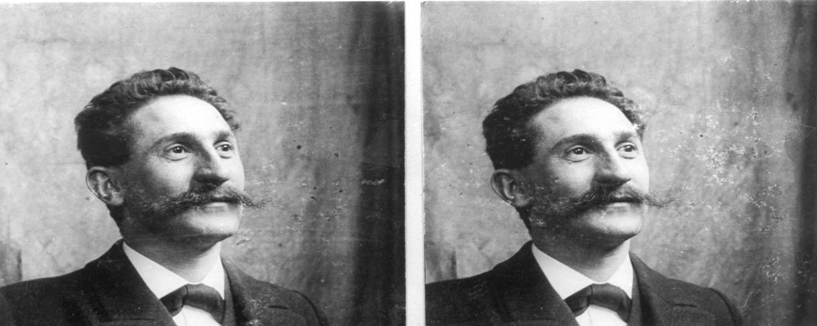 Portraitaufnahme von Dr. Rudolf Pöch