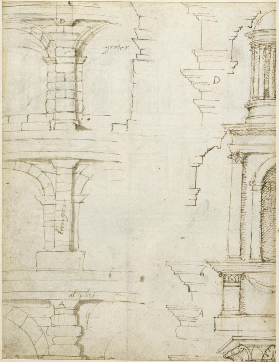 Amphitheater in Verona. Mausoleum von St. Remy