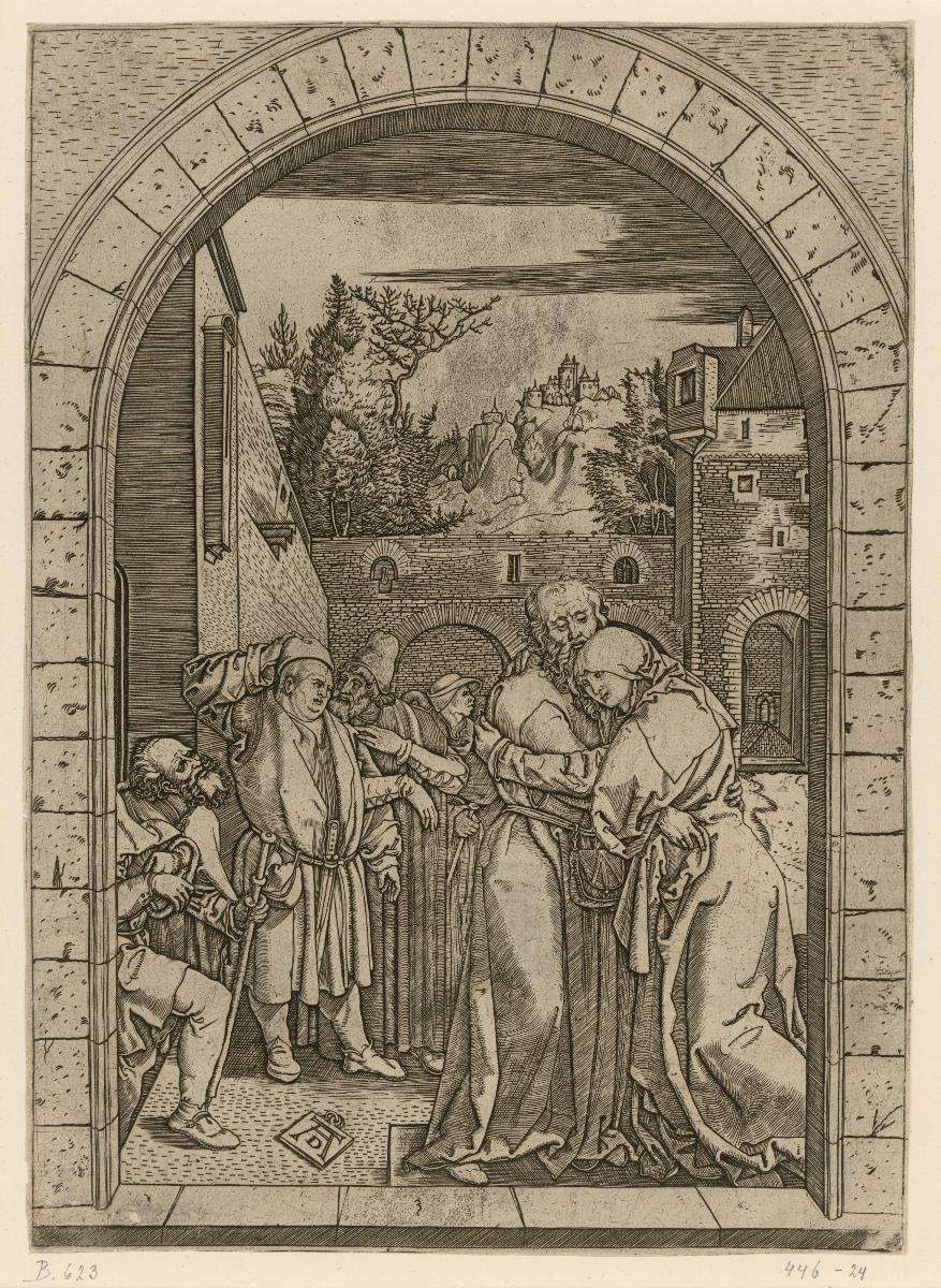 Joachim und Anna unter der Goldenen Pforte (Marienleben)
