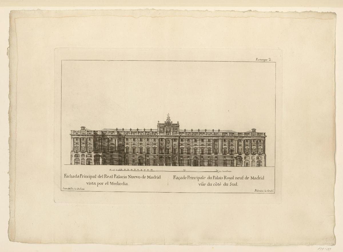 Fachada principal del Palacio Real de Madrid