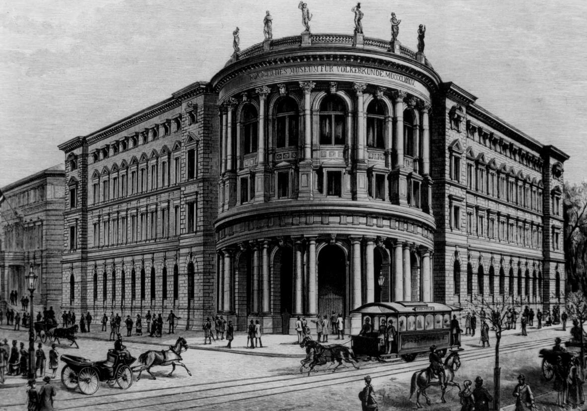 Königliches Museum für Völkerkunde in der Königgrätzer Strasse, Ecke Prinz- Albrecht-Straße, Berlin; erbaut 1880-1886