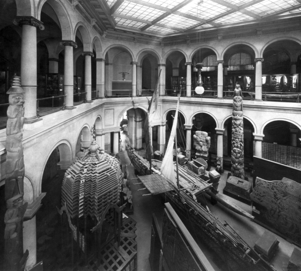 Lichthof des Museums für Völkerkunde