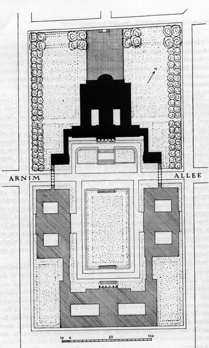 Geplante Museumsneubauten in Dahlem; Lageplan