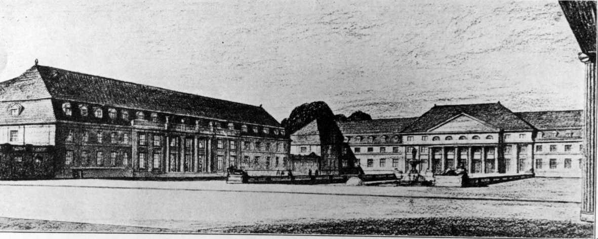 Gesamtübersicht der geplanten Neubauten für die ethnographischen Sammlungen: Blick auf den südlichen Abschnitt