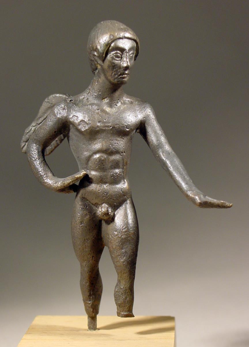 Kandelaberbekrönung (?). Erosstatuette