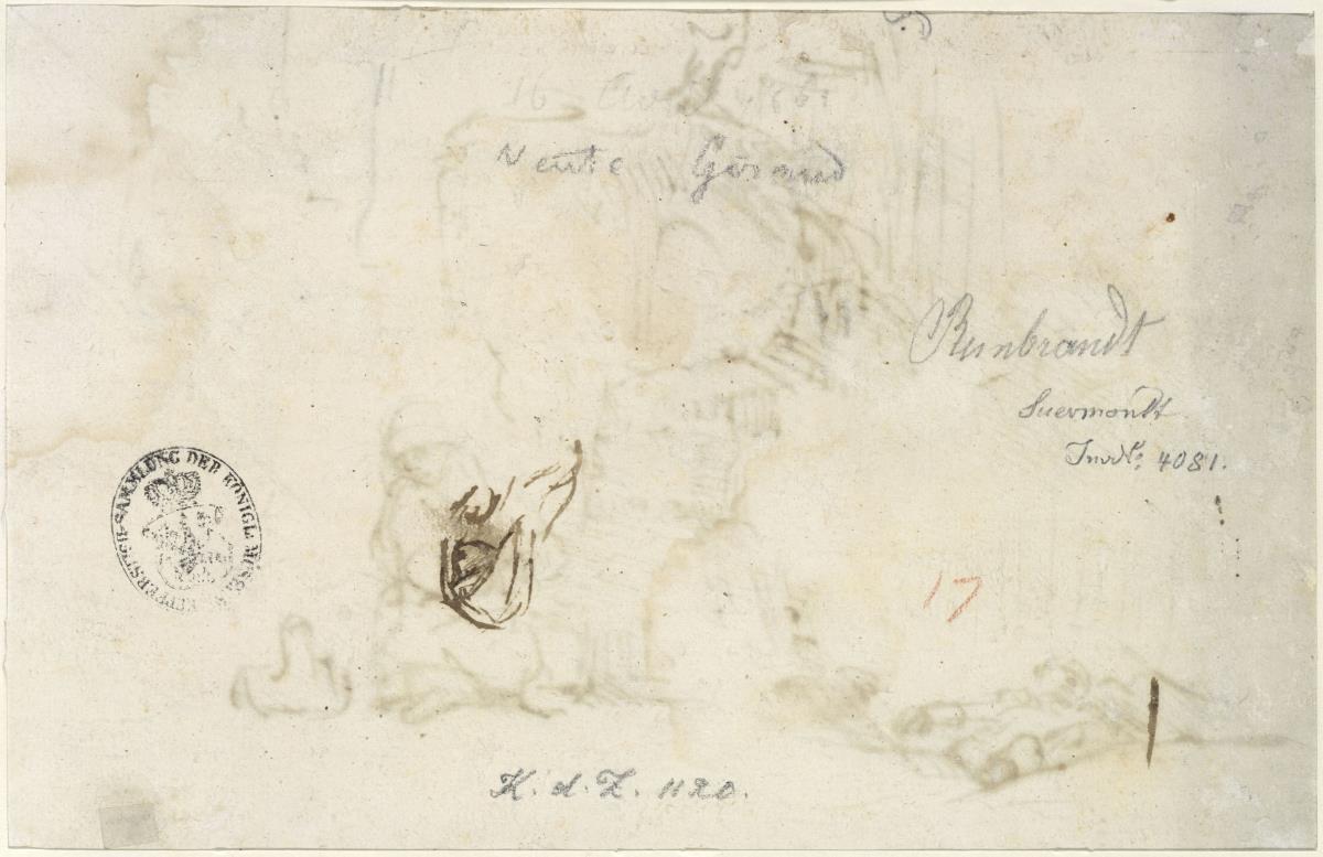 Studie zum Kopf der Hagar