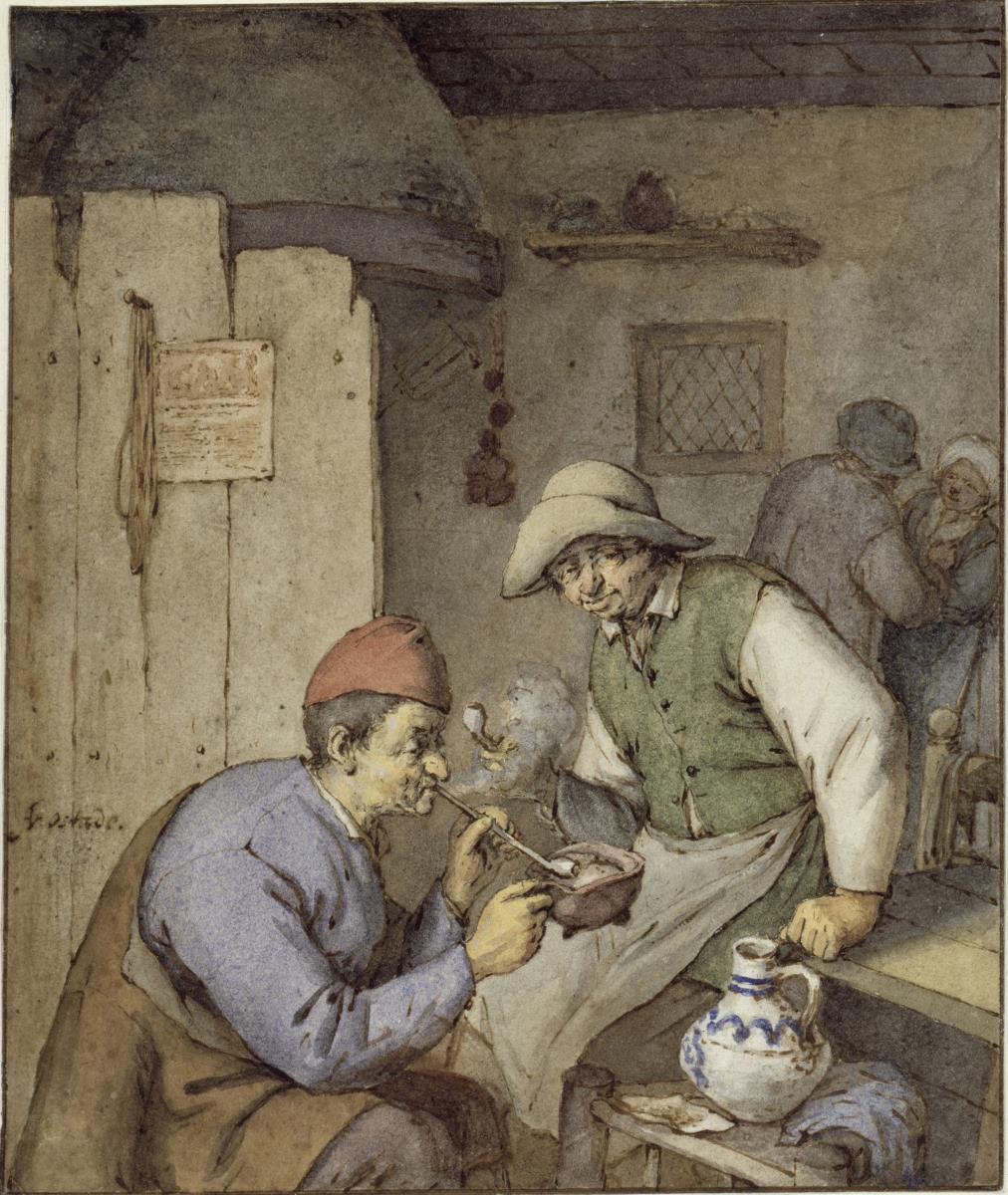 Bauern in der Wirtsstube