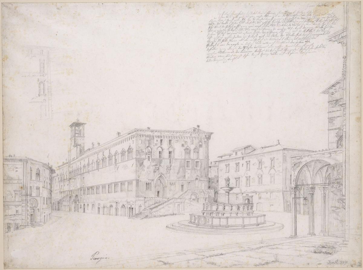 Der Marktplatz in Perugia