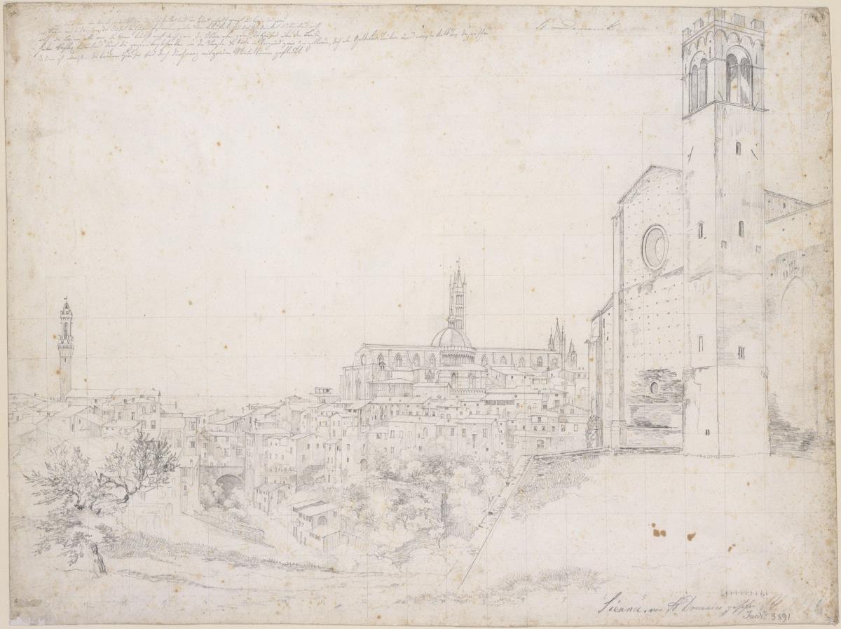 Siena von San Domenico gesehen
