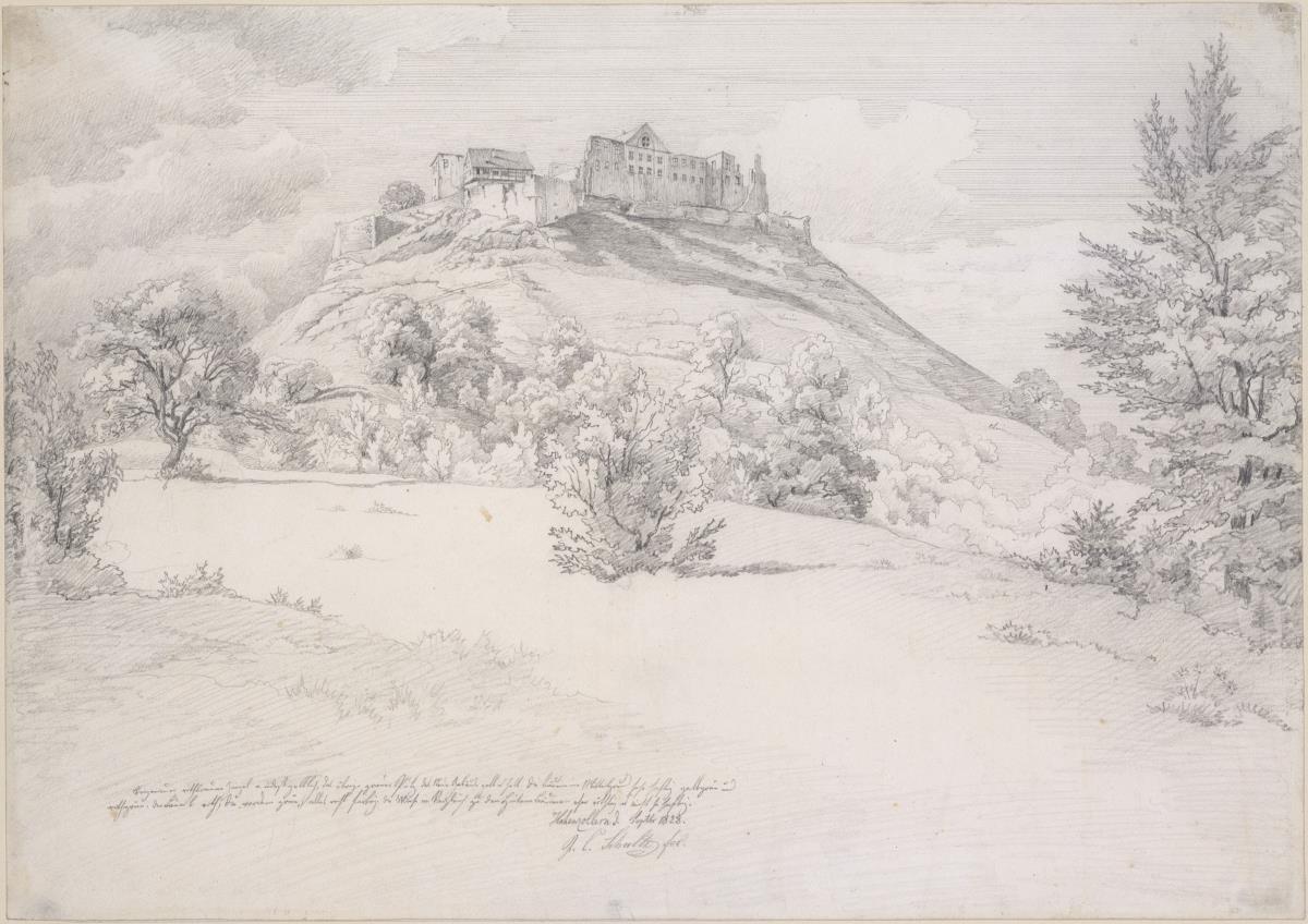 Ansicht der Burg Hohenzollern von Osten