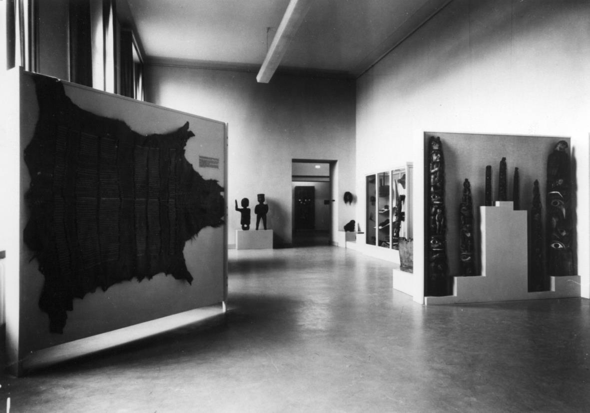 Abteilung Amerikanische Naturvölker. Blick in die Nordamerika-Ausstellung