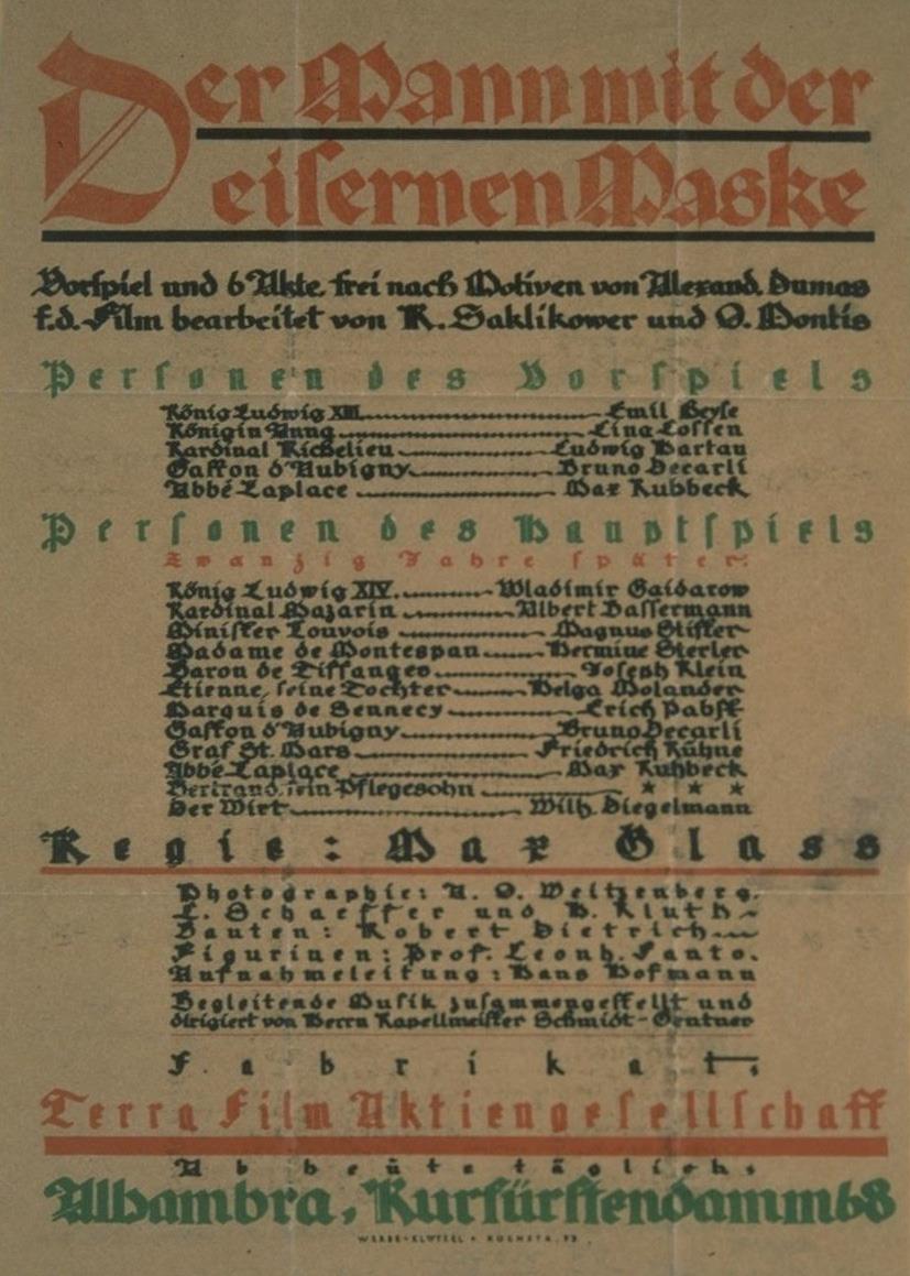 Der Mann mit der eisernen Maske