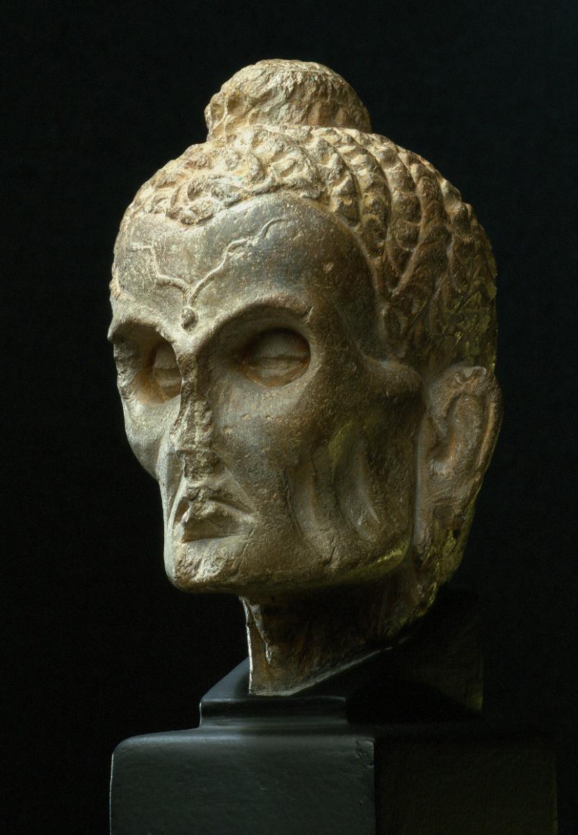 Kopf eines fastenden Buddha