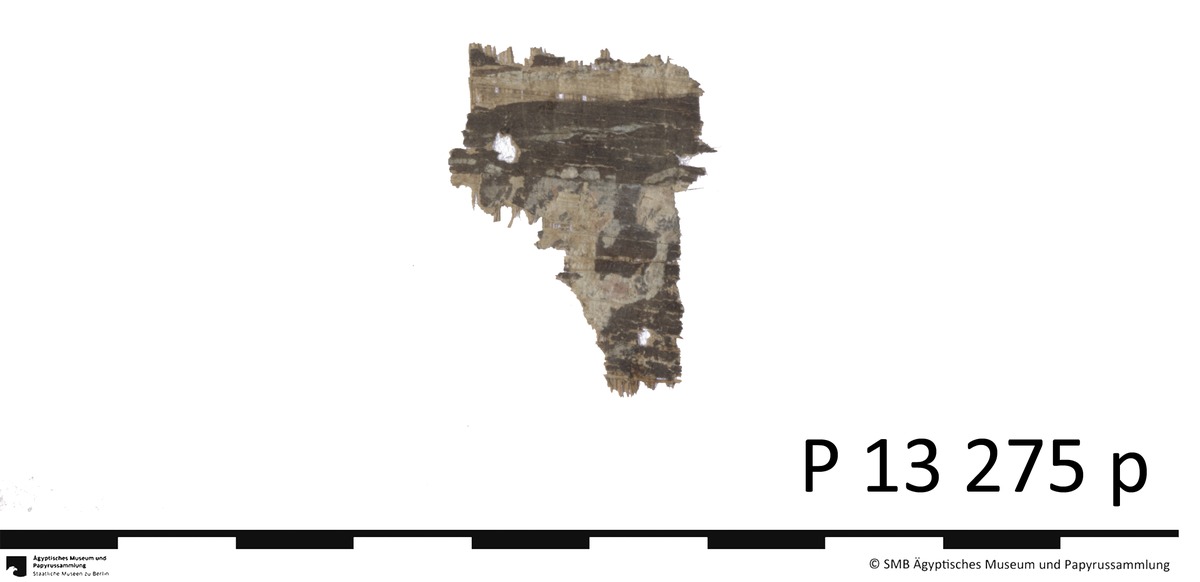 Papyrus mit einer Wirkmustervorlage
