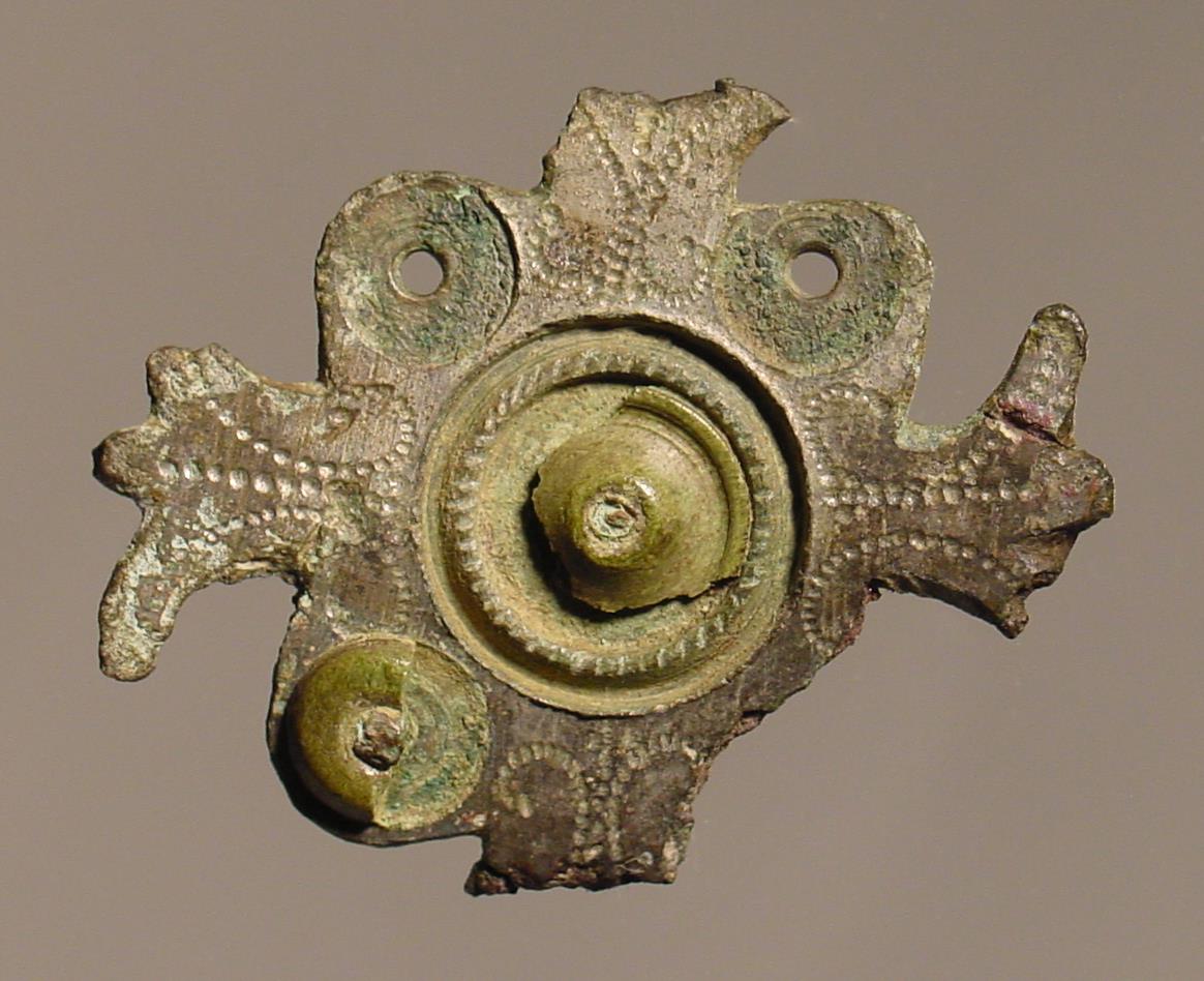 Fibelfragment mit Glas(?)auflage