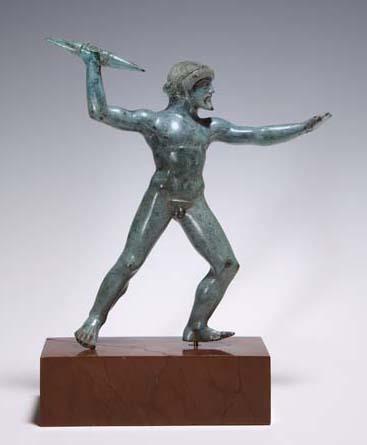 Frühklassische Statuette des blitzschleudernden Zeus