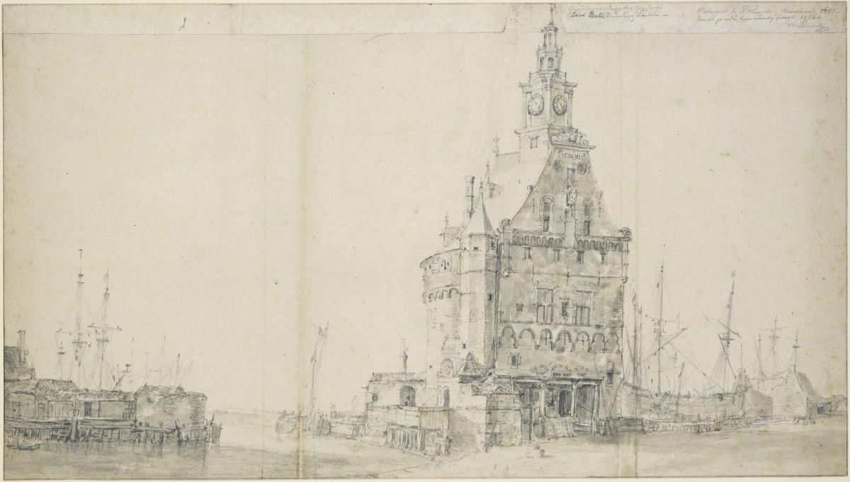 Der Hafenturm von Hoorn