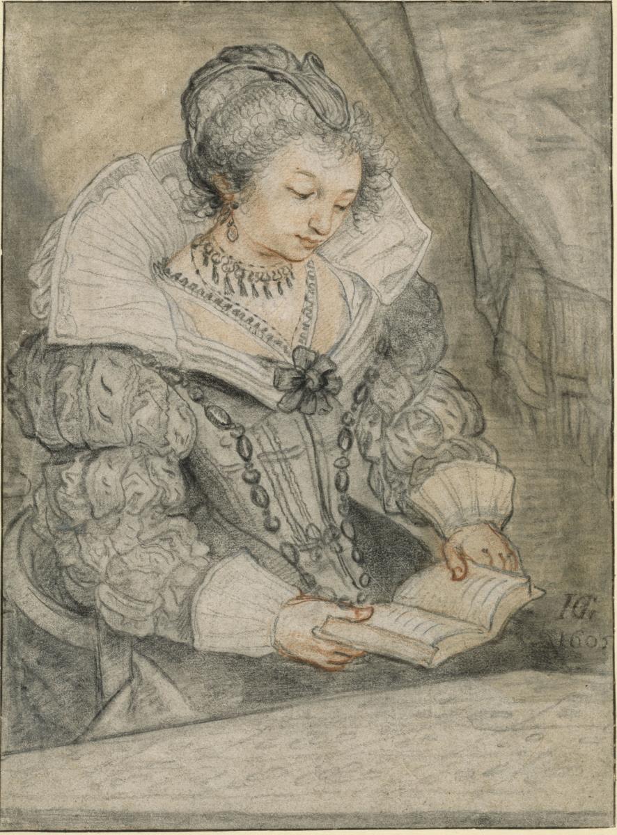 Junge Frau mit Buch