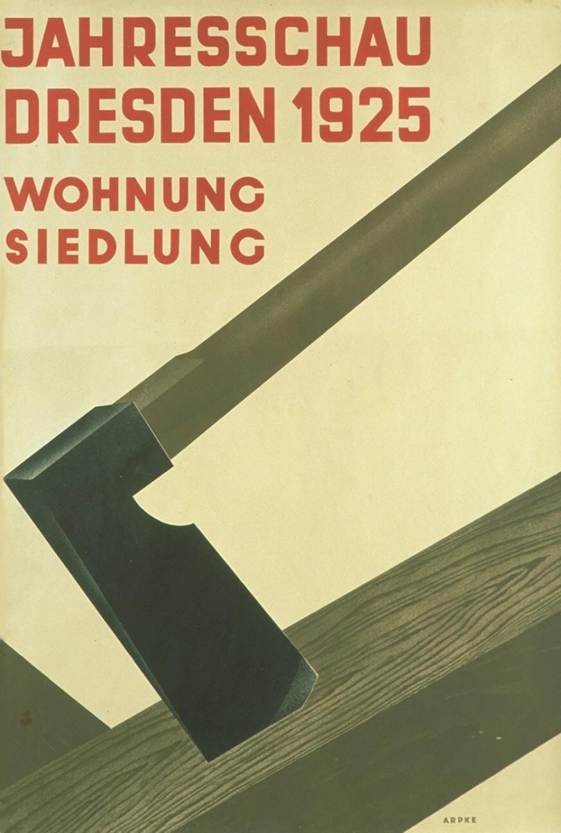 Jahresschau Dresden 1925 / Wohnung Siedlung