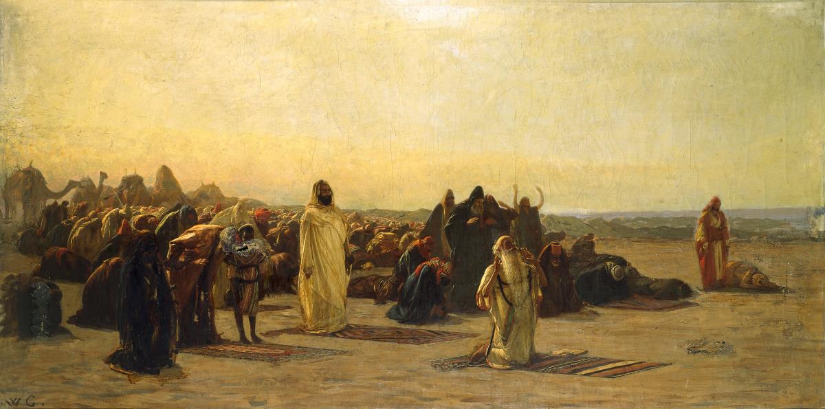 Gebet in der Wüste