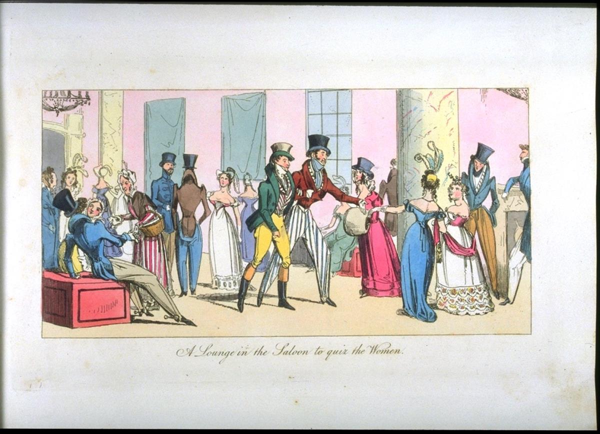 A Lounge in the Salon to quiz the Women