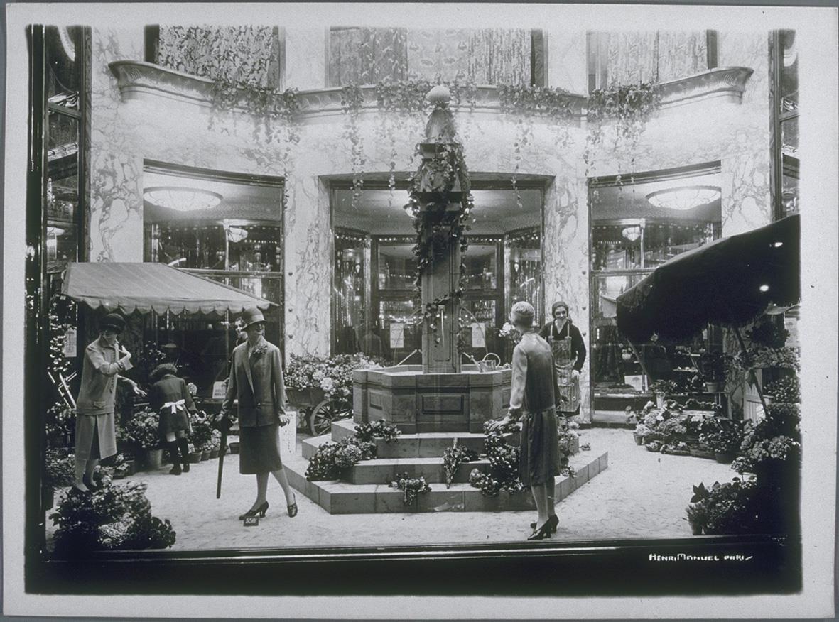 Schaufensterdekoration von Bon Marché
