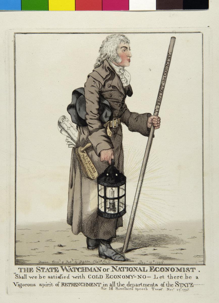 The state watchman or national economist
