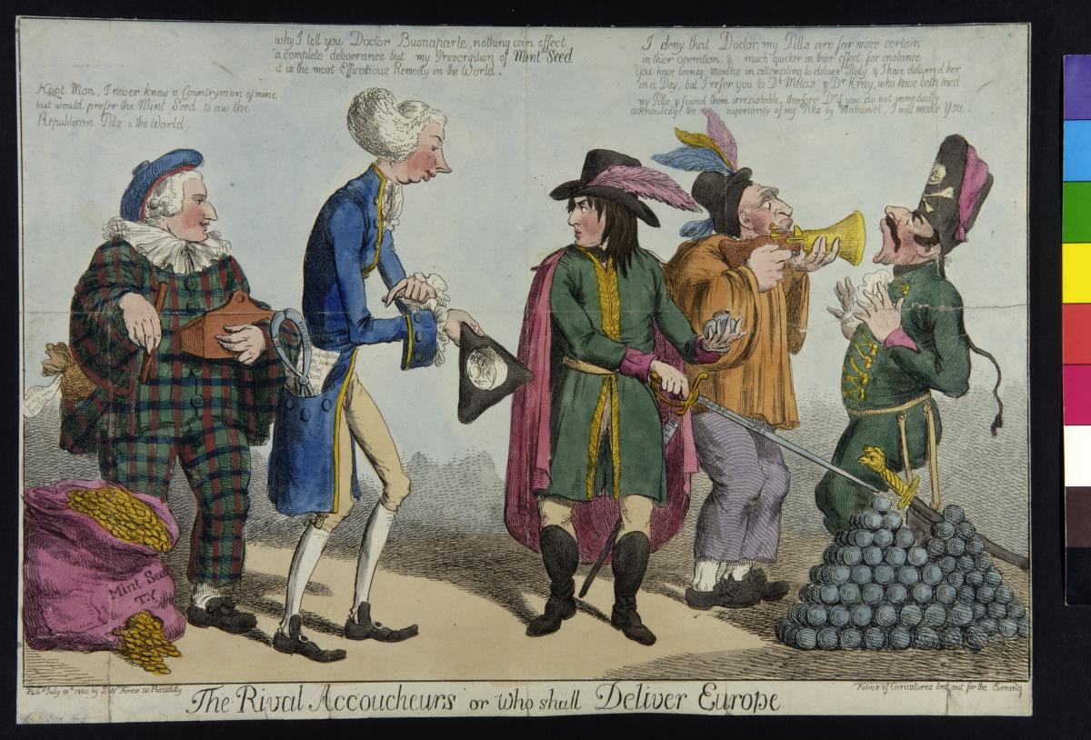 The rival accoucheurs or who shall deliver Europe
