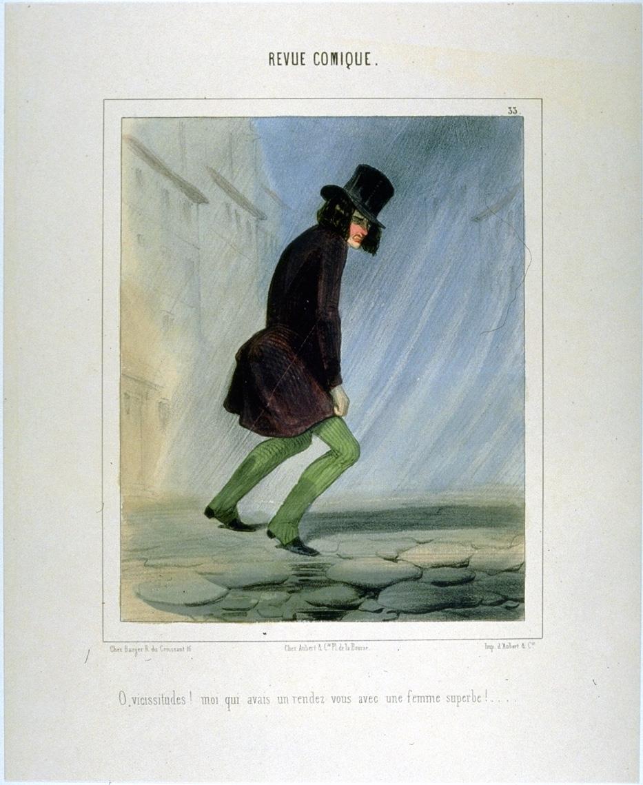 Revue Comique, Nr. 33: O vicissitudes! moi que avais un rendez vous avec une femme superbe!
